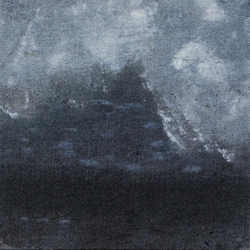 Encre et pigments sur toile<br>10 x 10cm<br>2025 Un pas